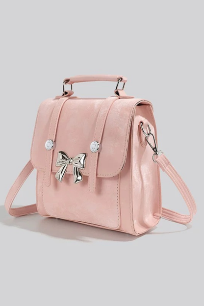 Silver Ribbon Y2k Bag