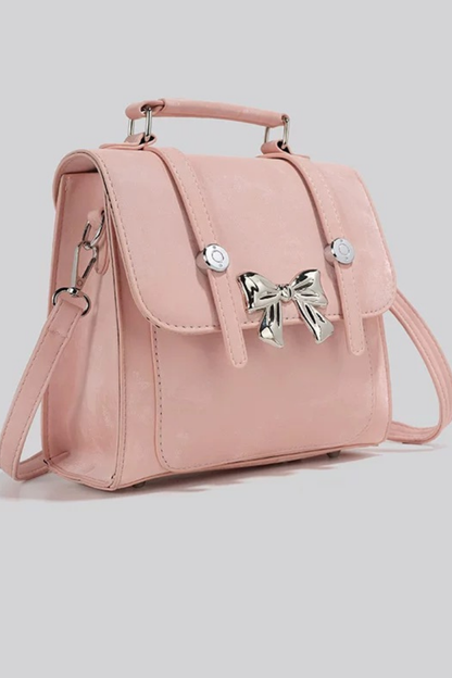 Silver Ribbon Y2k Bag