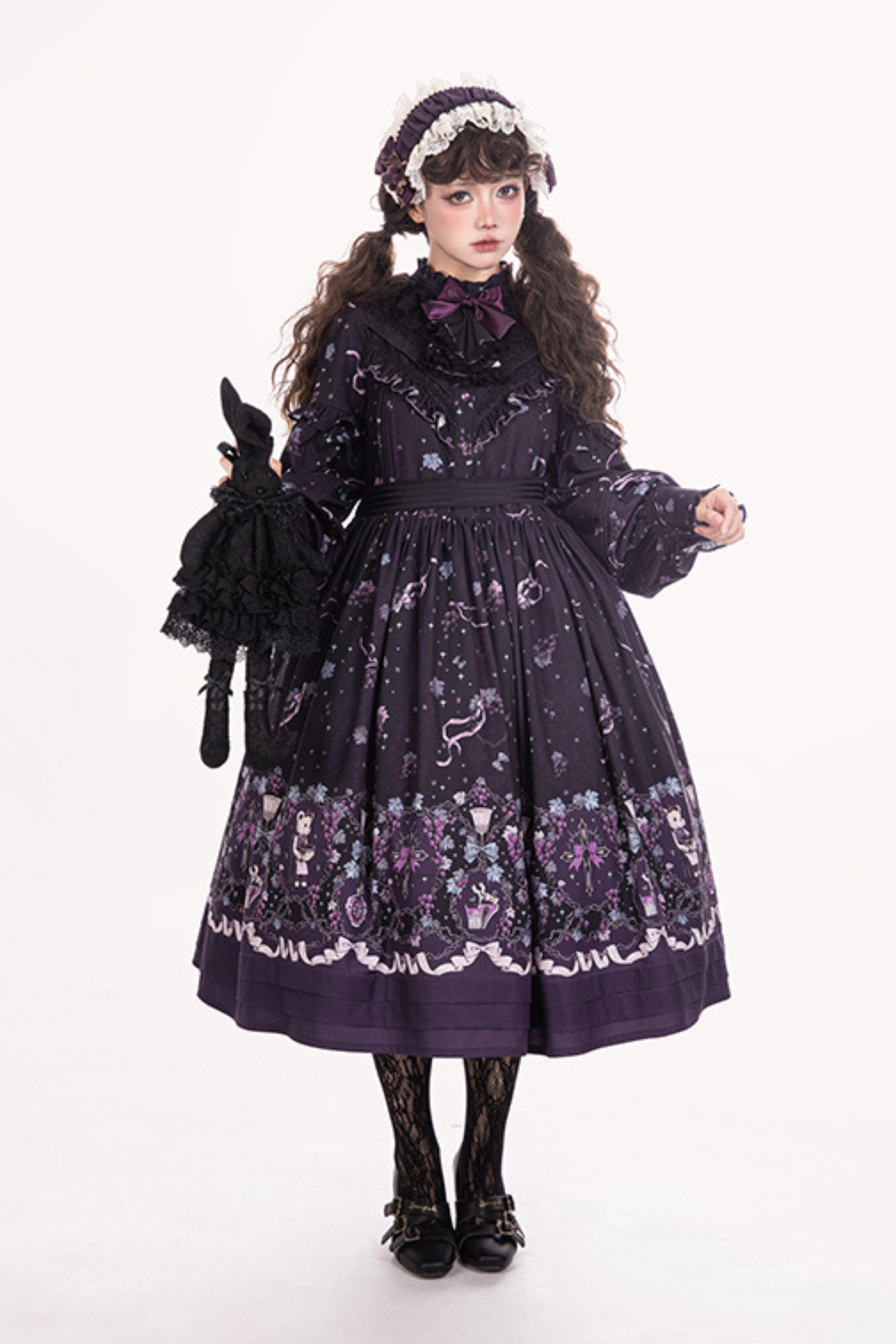 Winery Retro Bear Lolita Dress