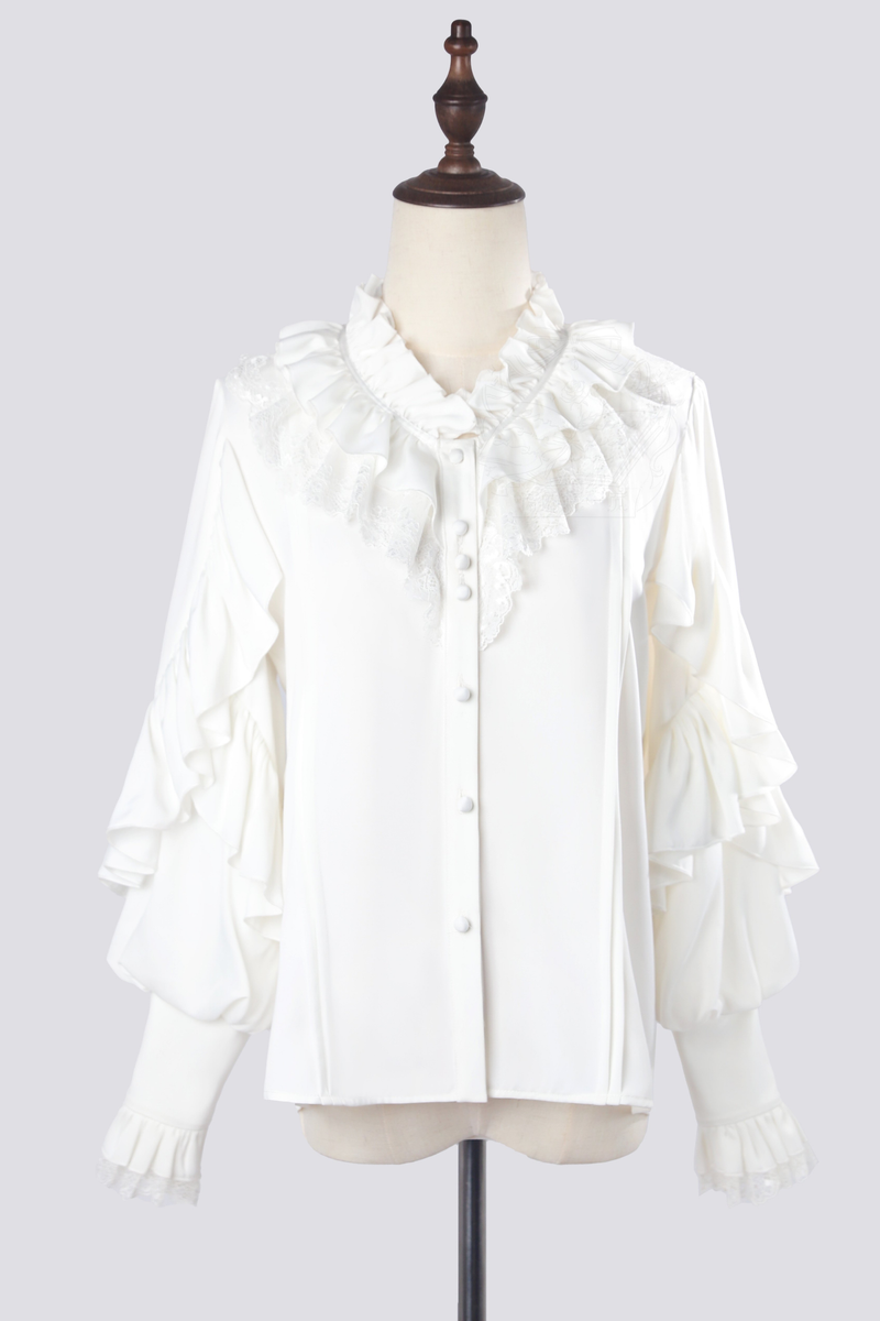 [pre-order Deadline: March 16] Classical Lolita Shirt + Asymmetrical Skirt + Fishtail Skirt + Shorts