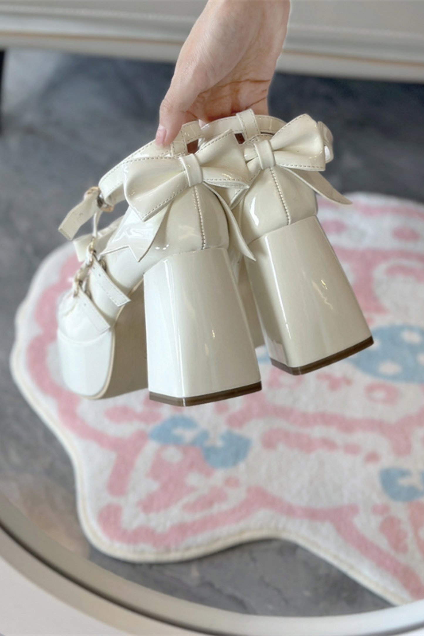Biscuit Lolita Ribbon Shoes