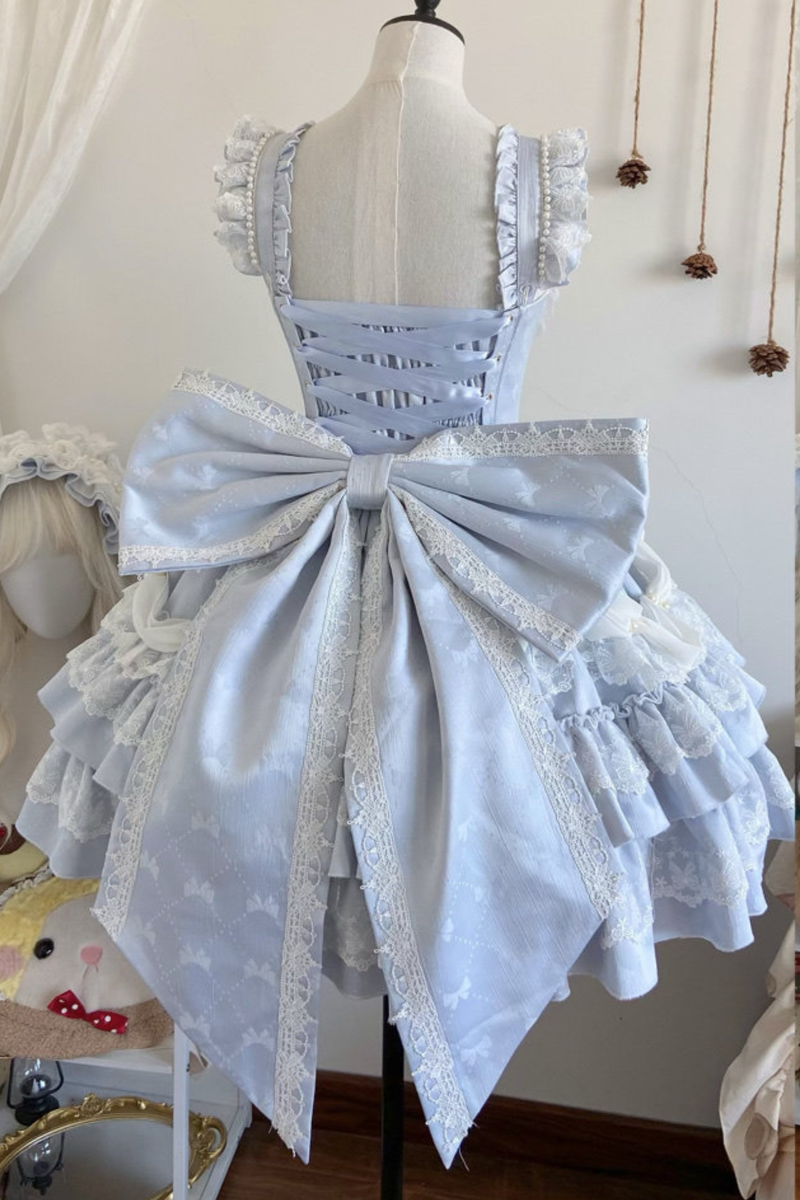 Sweet Ruffle Tiered Lolita Dress