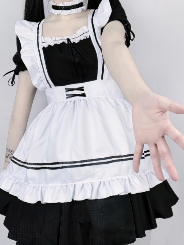 Puff Ruffle Dress + Apron