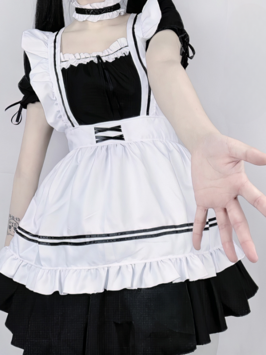 Puff Ruffle Dress + Apron