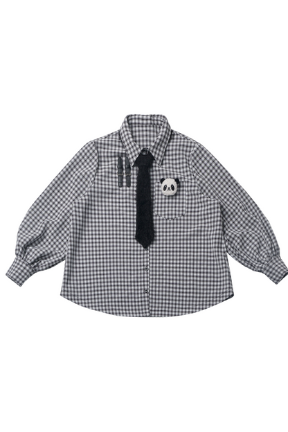 Striped Fleece Jacket Pocket Trouser Set