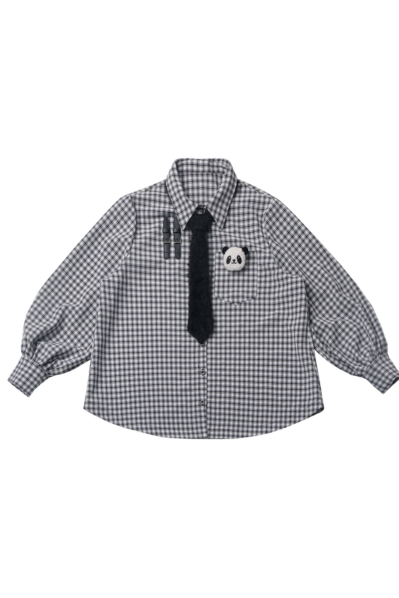 Striped Fleece Jacket Pocket Trouser Set