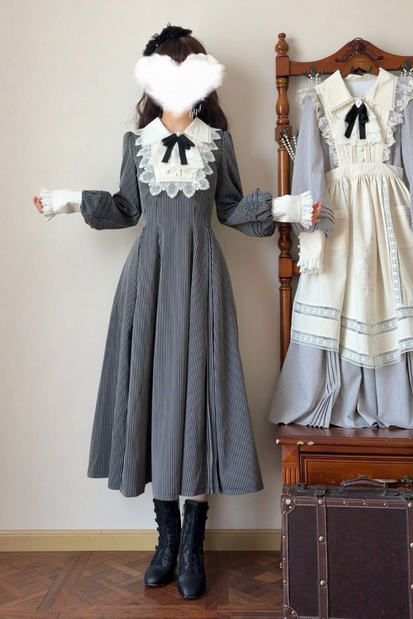Retro Lolita Dress + Apron
