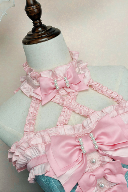 [pre-order Deadline: April 3] Sweet Ruffled Lolita Princess Ribbon Dress