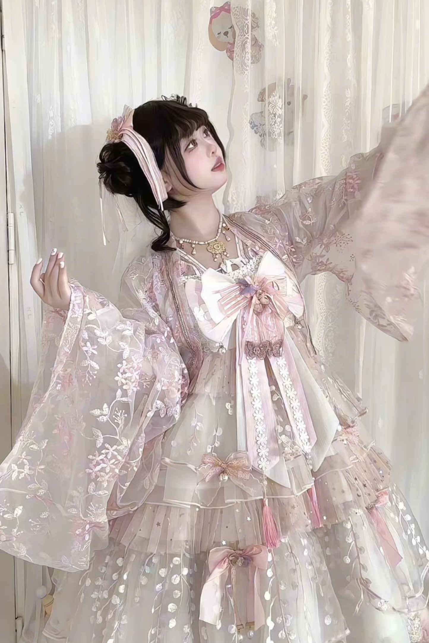 Sakura Sweet Chinese-style Lolita Dress