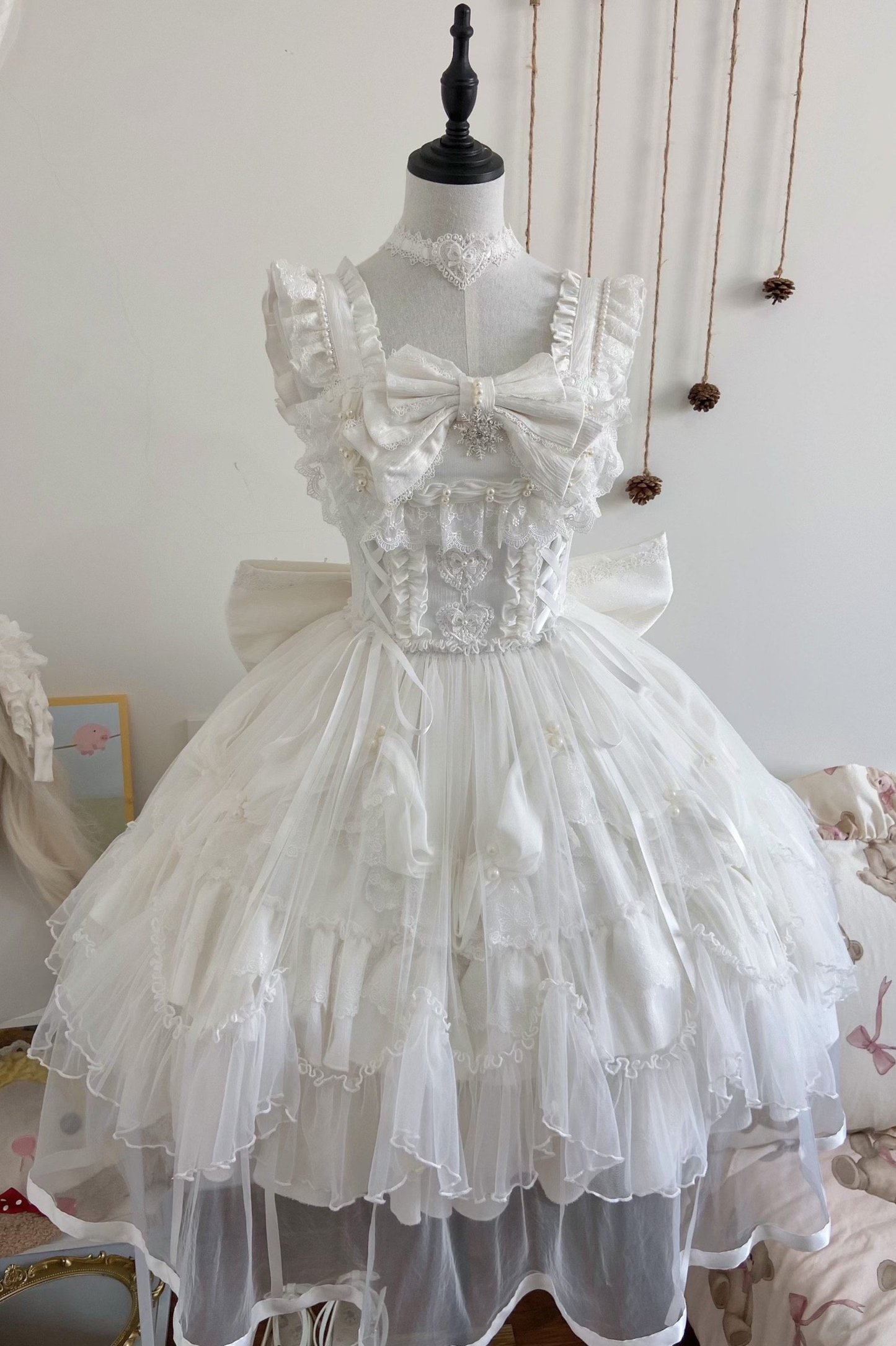 Sweet Ruffle Tiered Lolita Dress