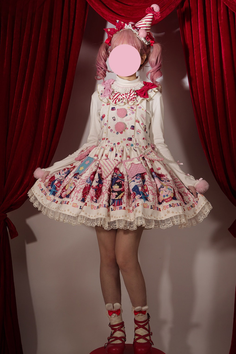 Circus Suspender Lolita Dress + Skirt