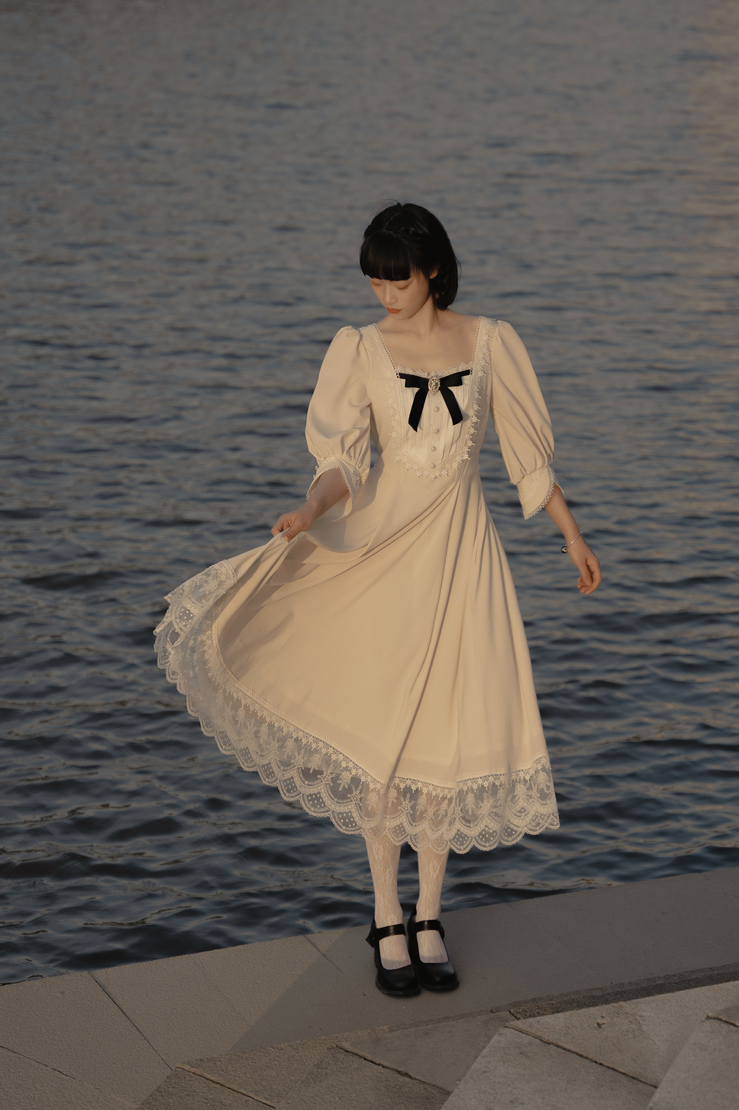 Retro Lace Classic Lolita Dress