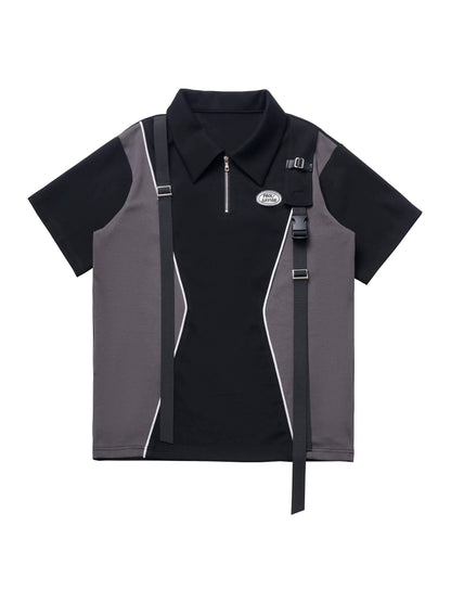 Wind Stream Lapel Paneled Suit