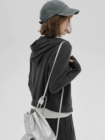 Korean Sports Lazy Style Sweat Hoodie Jacket + Pants