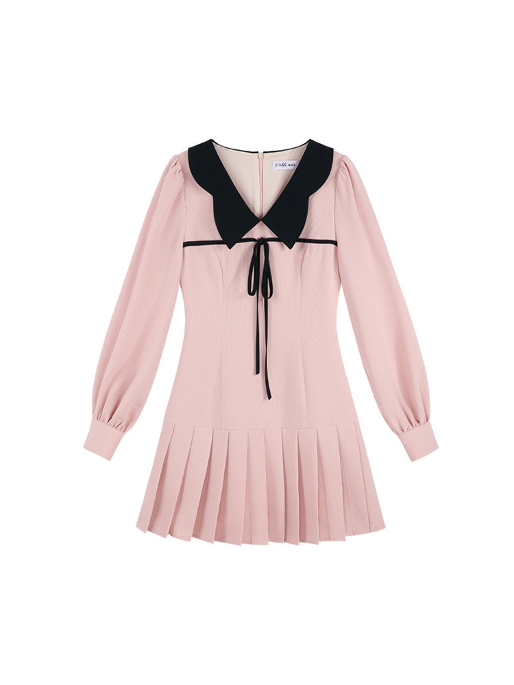 Pink Doll Color Priet West Dress