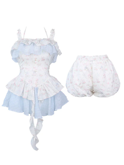 Rock Sugar Garden Dress + Pumpkin Pants