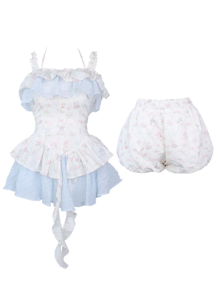 Rock Sugar Garden Dress + Pumpkin Pants