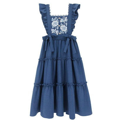 [pre-order] Blue and White Stand Up Collar Chinese-style Set