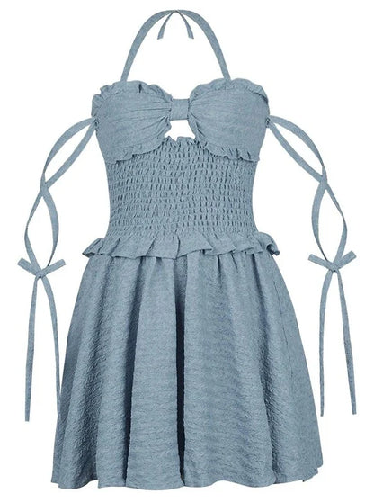 Pleated Texture Romantic Dress