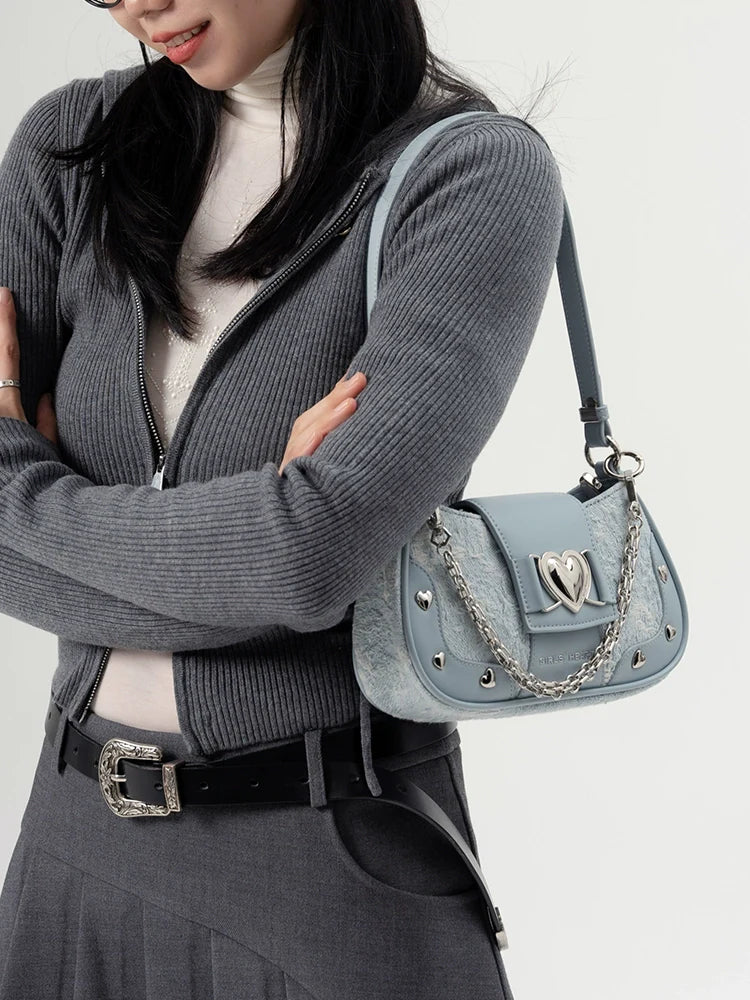 Galaxy Girl Retro Denim Bag
