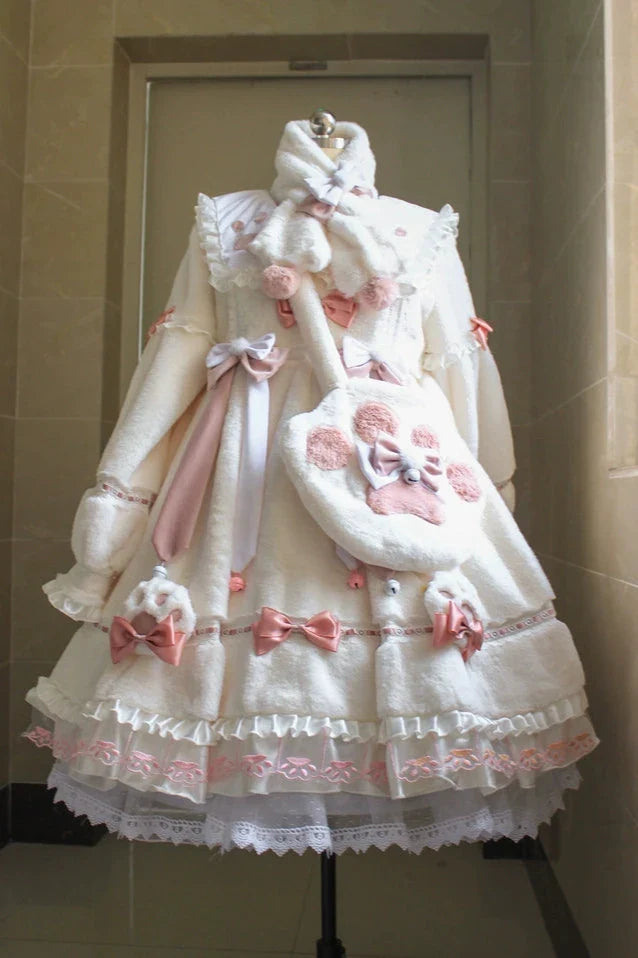Snow Cat Lolita Dress