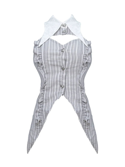 Magic Leader Short Cape + Sleeveless Top + Tiered Skirt