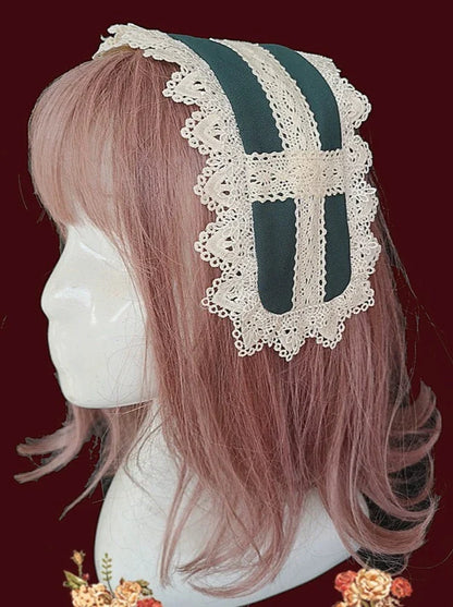 Cross Lolita Dress + Short Jacket + Headband + Veil + Collar