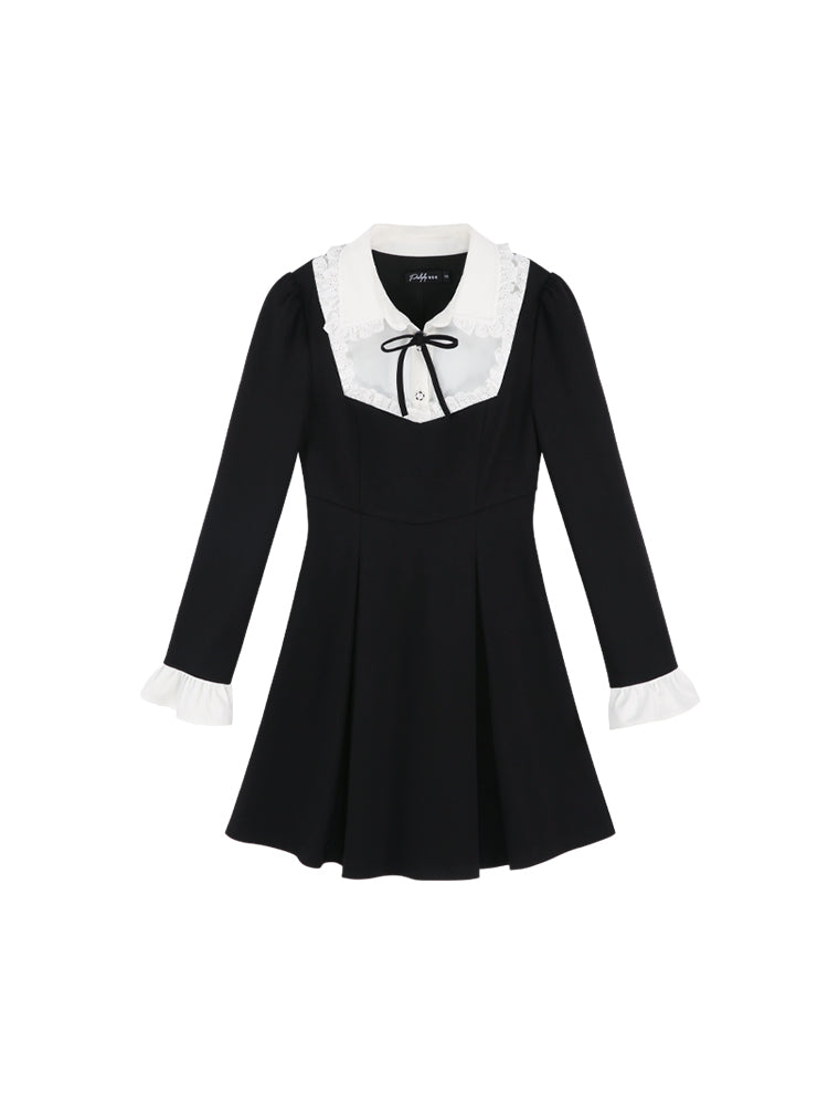 Black Hepburn Style Dress