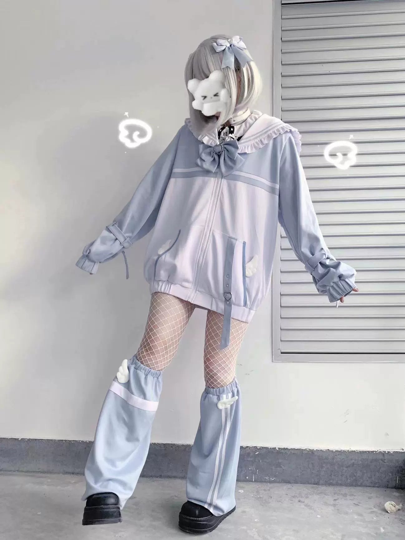 Mine Series Aqua Angel Loose Jacket + Leg Warmers