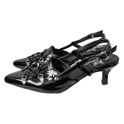 Stiletto Kitten Heel Sandals