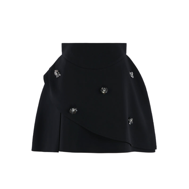 Korean Long Sleeve Cropped Shirt Set