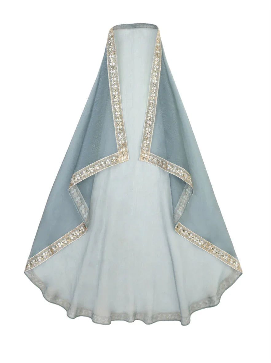 Arabian Night Chinese-style Exotic Top Skirt Veil Set