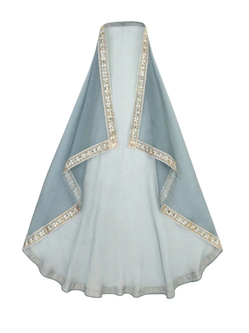Arabian Night Chinese-style Exotic Top Skirt Veil Set