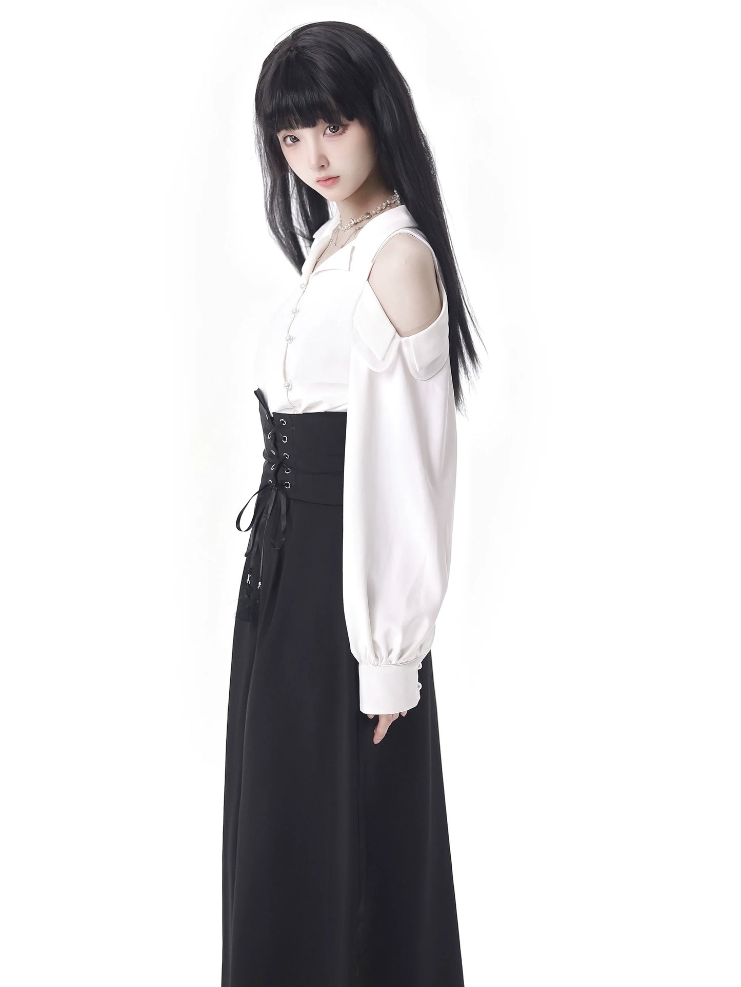 Moonlight Bamboo Leaf Dark Chinese-style Suit