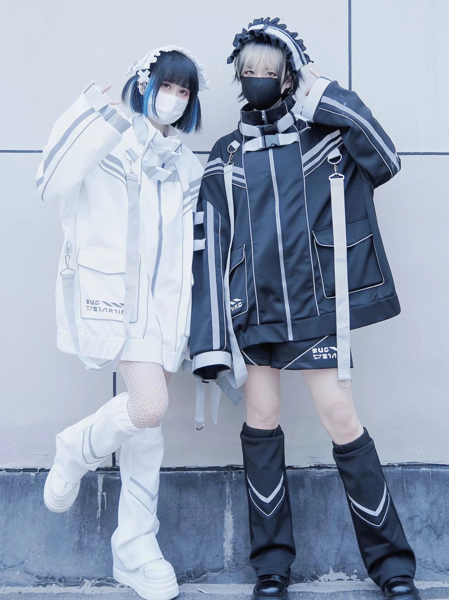 [angel Style] Charge Electronics Original Cyberpunk Sportswear Jacket