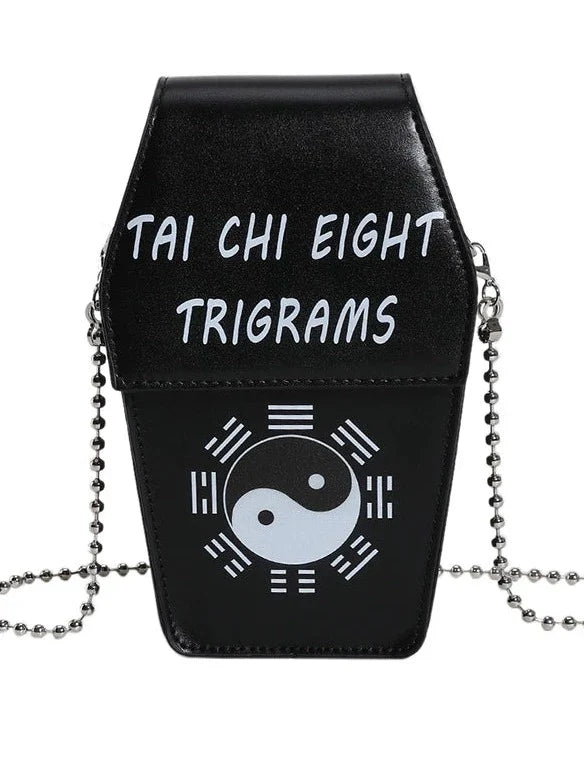 Cross Dark Studded Bag