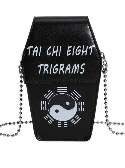 Cross Dark Studded Bag