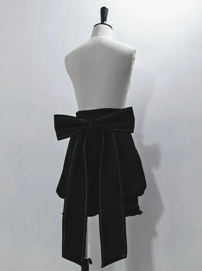 Dark Prince Hooded Cape + Rabbit Hooded Vest + Pumpkin Pants + Ruffle Shirt + Big Waist Ribbon [pre-order]