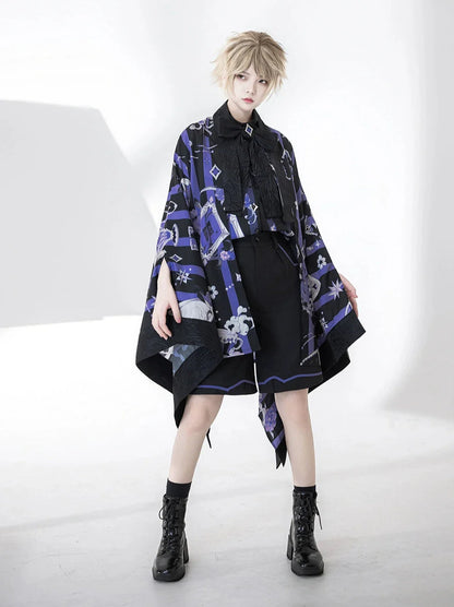 Handsome Prince Print Loose Shirt + Shorts [pre-order]