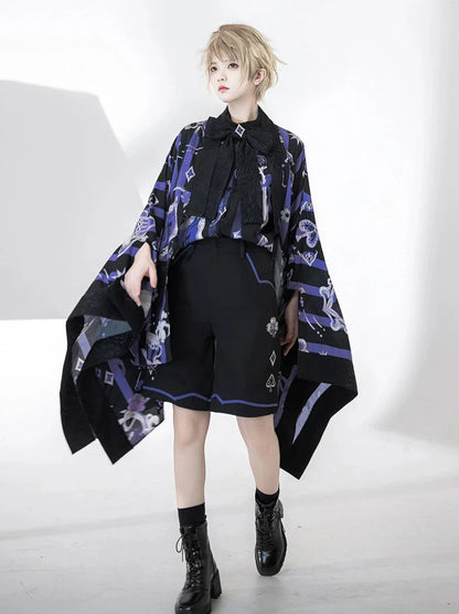 Handsome Prince Print Loose Shirt + Shorts [pre-order]