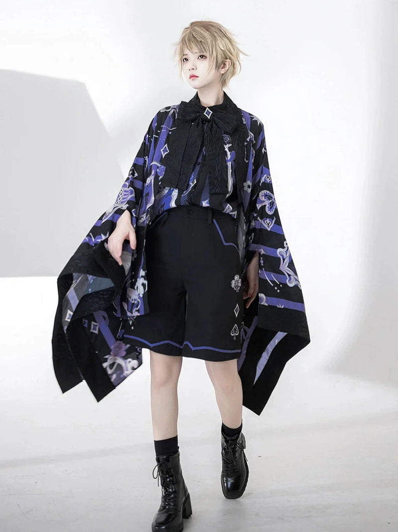 Handsome Prince Print Loose Shirt + Shorts [pre-order]