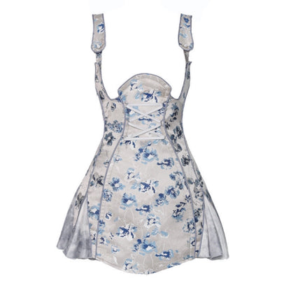 [pre-order] Gothic Zombie Bride Jacquard Slip Dress