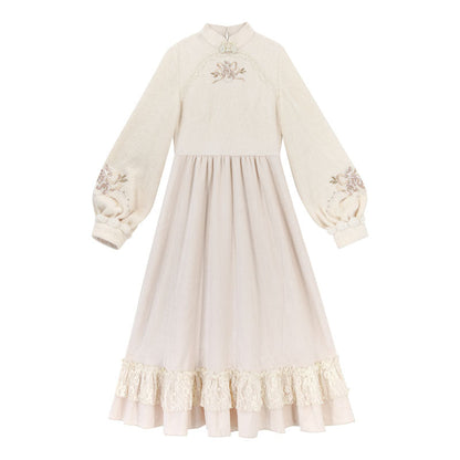 [pre-order] Autumn and Winter Vest Dress Set