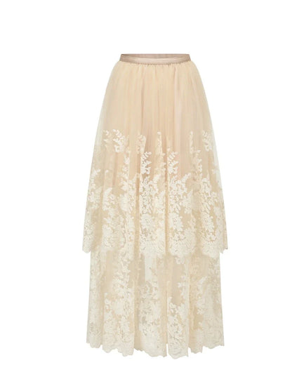 [pre-order] Sweet Waltz Lace Camisole + Long Skirt + Peplum Belt