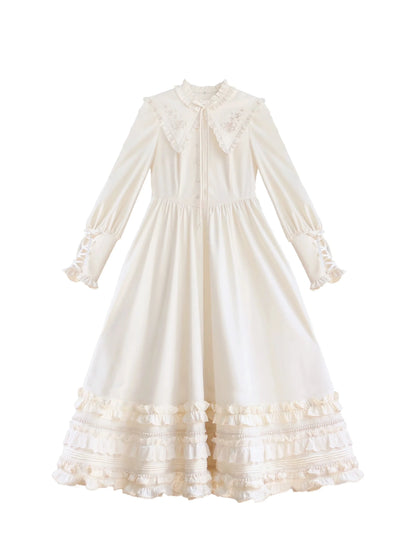 French Romantic Embroidery Dress + Waist Ribbon [pre-order]