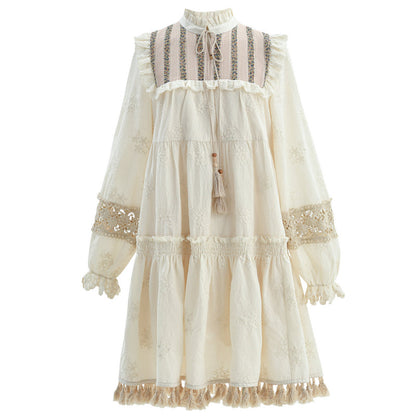 Resort Tassel Vest Dress Set