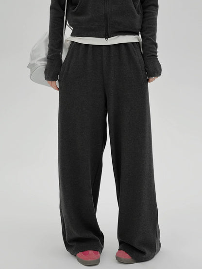 Korean Sports Lazy Style Sweat Hoodie Jacket + Pants