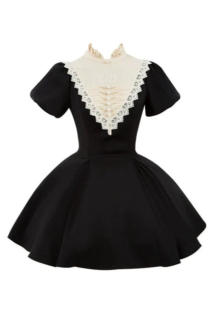 [pre-order] Dark Gothic Girl School Dress Set