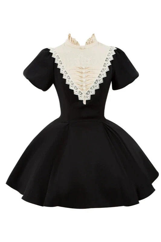 [pre-order] Dark Gothic Girl School Dress Set