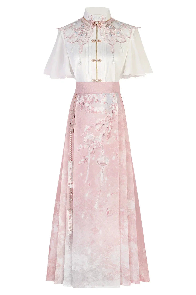 Cherry Blossom Hanfu Set